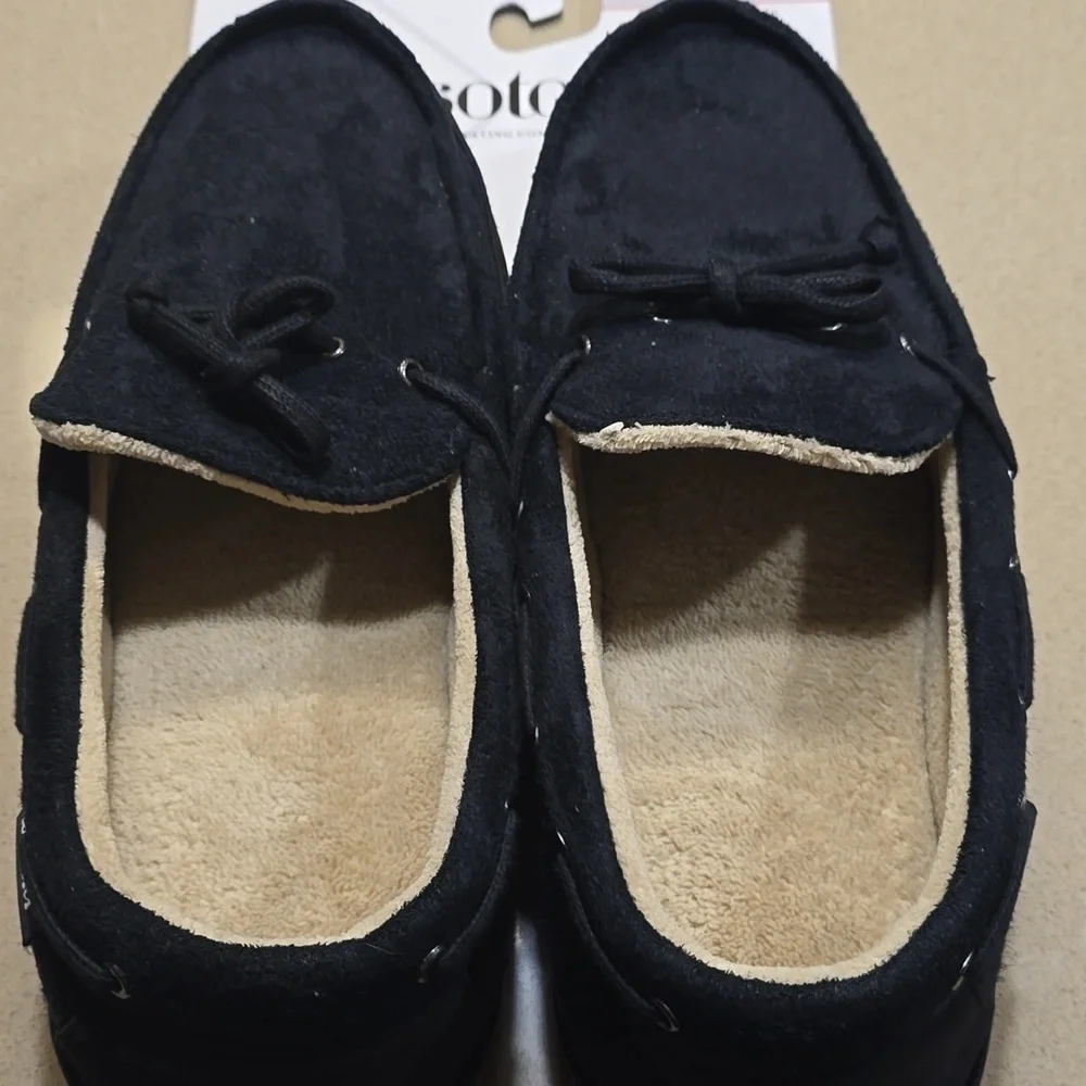 Isotoner Microsuede Boater Mocassin Slippers